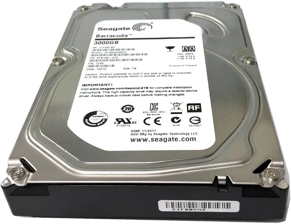 Seagate ST3000DM001 Barracuda 3000 GB