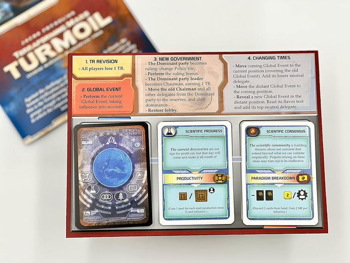 Stronghold Games , Terraforming Mars: Turmoil Expansion , Board Game , Ages 14+ , 1-5 Players , 90-