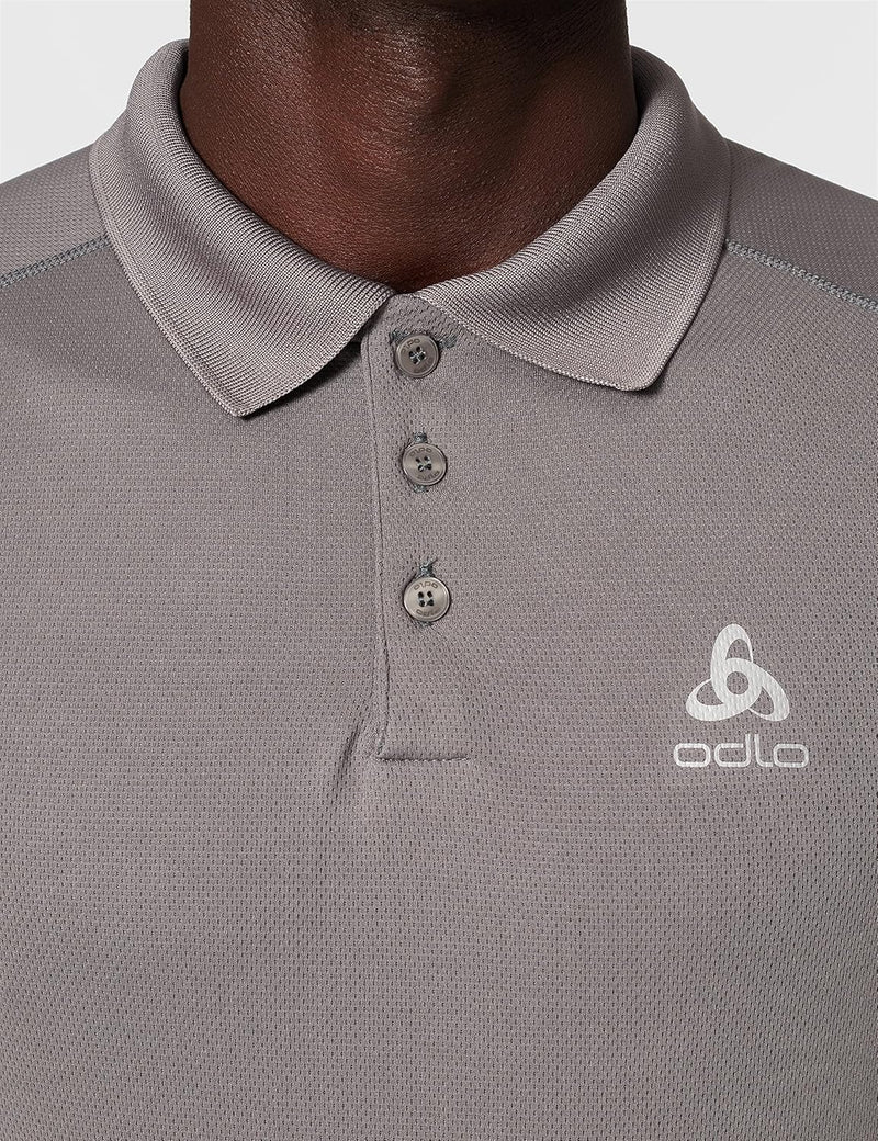 Odlo Herren F-dry_550802 Polo Shirt (1er Pack) L Odlo Steel Grey, L Odlo Steel Grey