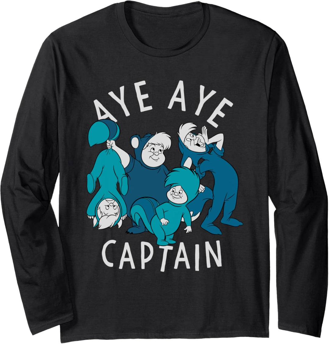 Disney Peter Pan The Lost Boys Aye Aye Captain Langarmshirt