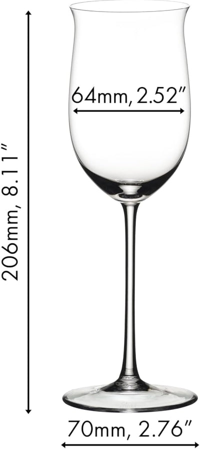 Riedel 4400/01 Sommeliers Glas Rheingau (Riesling) 1/Dose Transparent, Transparent