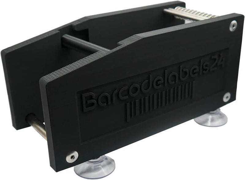 Etikettenspender manuell bis 60mm Rollenbreite, Kunststoff, Tisch Etikettenspender, Etikettenabrolle