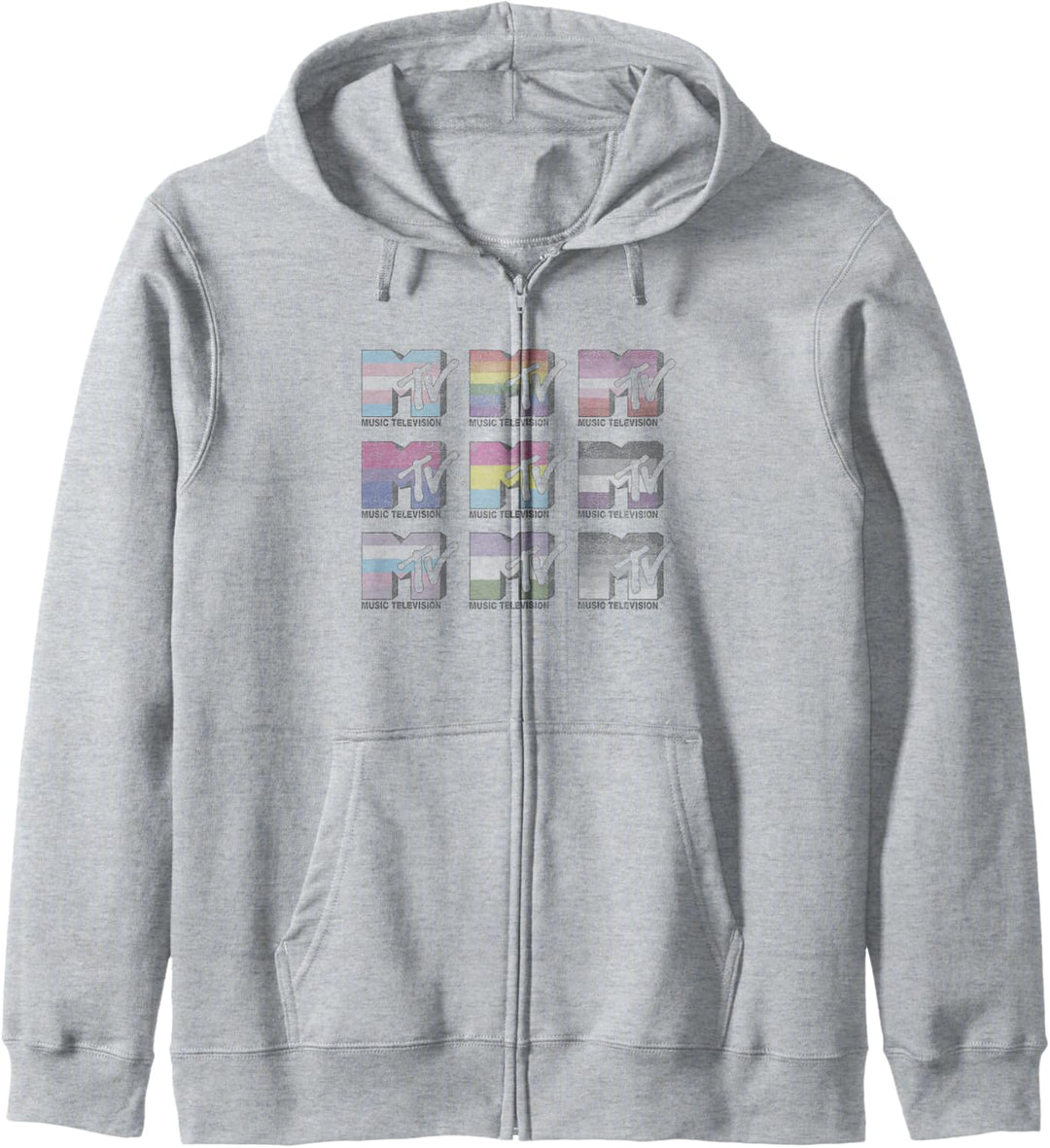 MTV Music Television Pride Flag Logos Kapuzenjacke