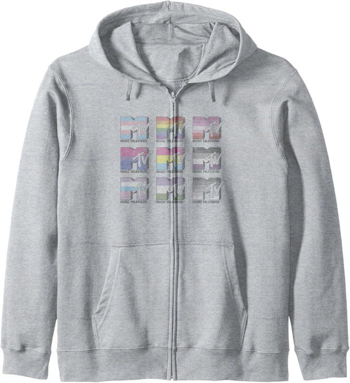 MTV Music Television Pride Flag Logos Kapuzenjacke