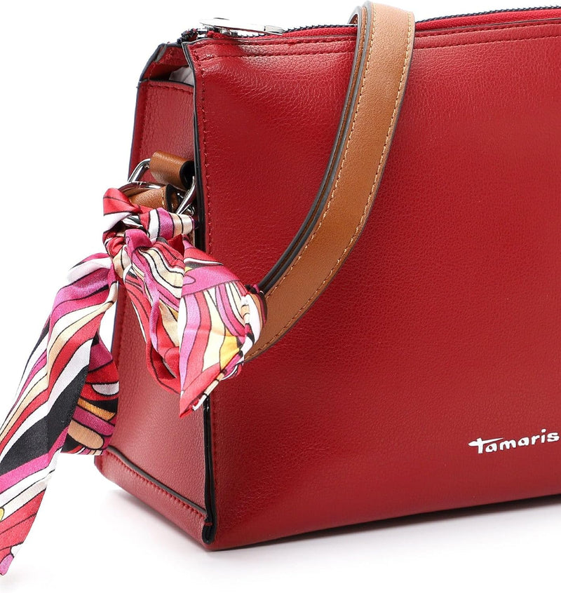 Tamaris Umhängetasche Gerlinde 31550 Damen Handtaschen Uni Einheitsgrösse Red 600, Einheitsgrösse Re