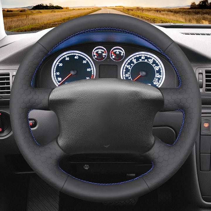 MEWANT Lenkradbezug für Golf 4 für B5 für Variant für Sharan für Bora T4 T5 Custom Version Hand Nähe