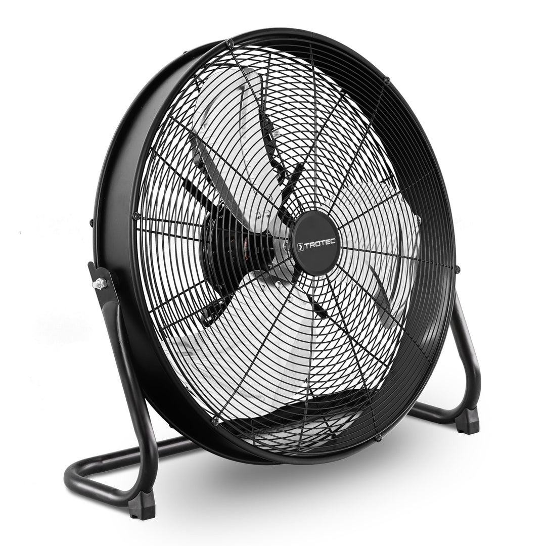 TROTEC Bodenventilator TVM 20 D – 120 Watt, Neigungswinkel 360°, 3 Stufen, Ø 50 cm, kippfester Stand