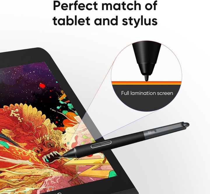 XPPen Grafikdisplay Artist 14 Gen.2 mit 16K X3 Pro Stift, 14 Zoll Display,Pen Tablet zum Zeichnen, 3