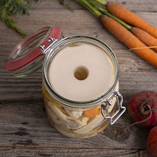 Beschwerungsstein 8 cm/ - 4 STÜCK - für Bügelglas/Sauerkraut herstellen/Kimchi und Gemüse Fermentier