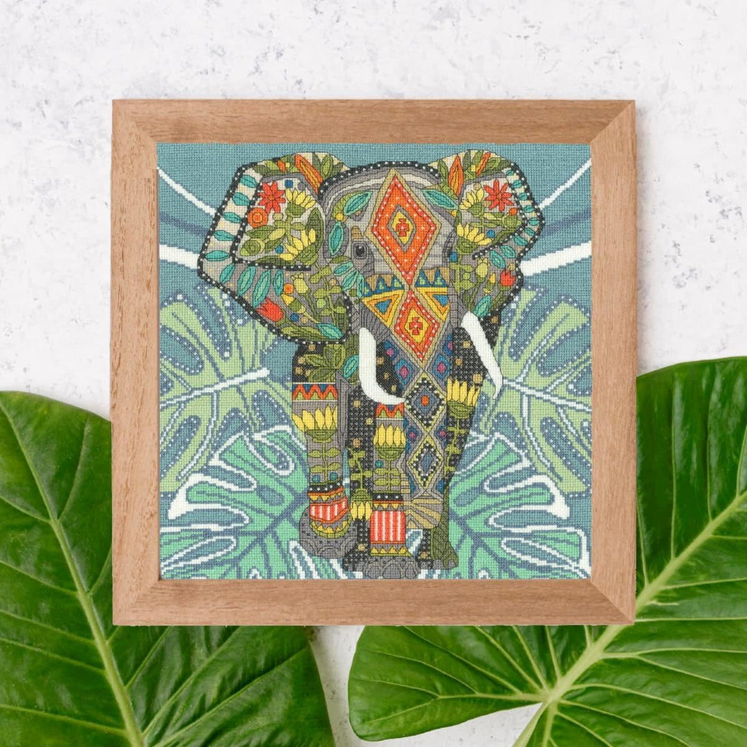 Bothy Threads Kreuzstich-Set, Motiv: Jeweled Elephant