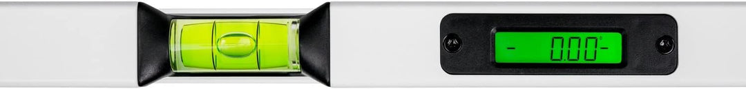 PRO900 Digitale Wasserwaage 100cm mit 2 LCD Displays und Abdeckung - Elektronische Wasserwaage mit M