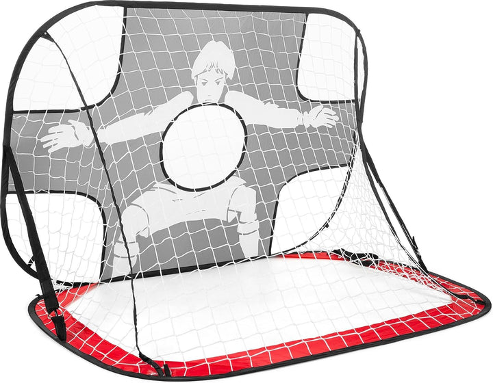 Fussballtor Faltbar, Pop Up Tor - 120x72x73 cm - Fussballtrainingsgeräte für Kinder und Erwachsene -