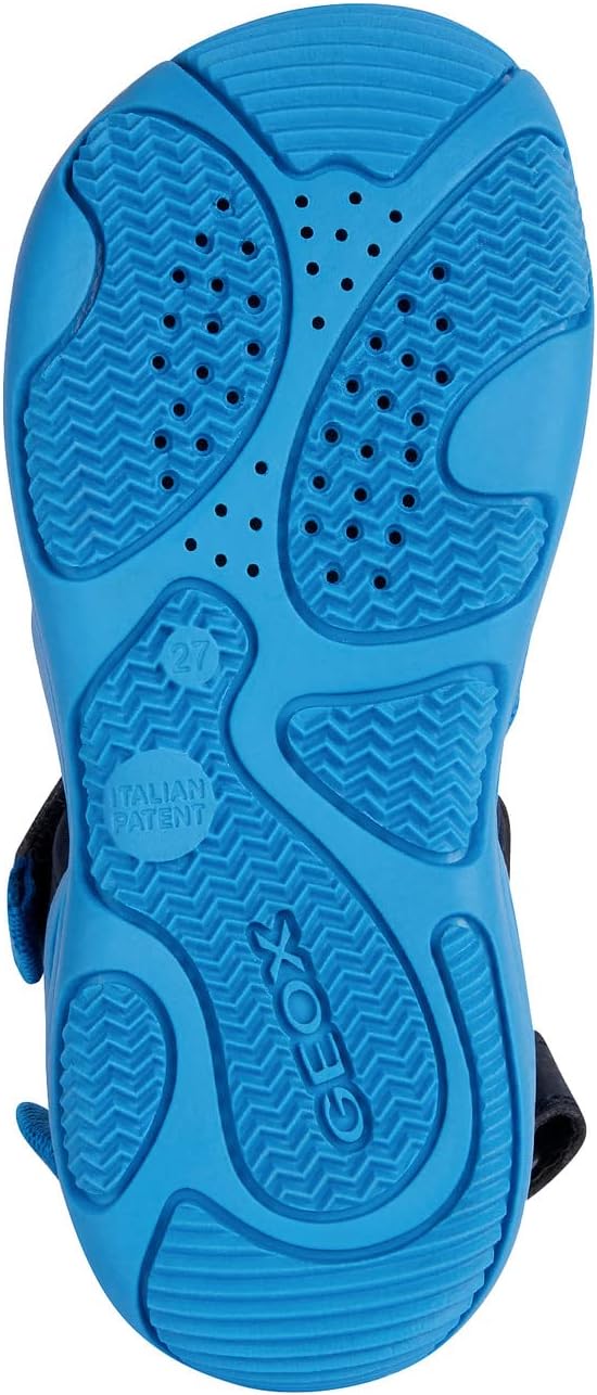 Geox Jungen Jr Kyle A Geschlossene Sandalen 24 EU Navy Royal, 24 EU Navy Royal