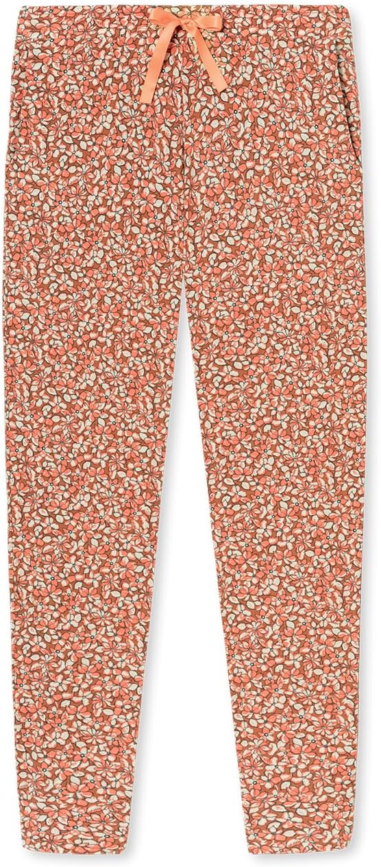 Schiesser Damen Schlafhose Lang mit Bündchen Modal - Mix + Relax Pyjamaunterteil 34 Clay_182101, 34
