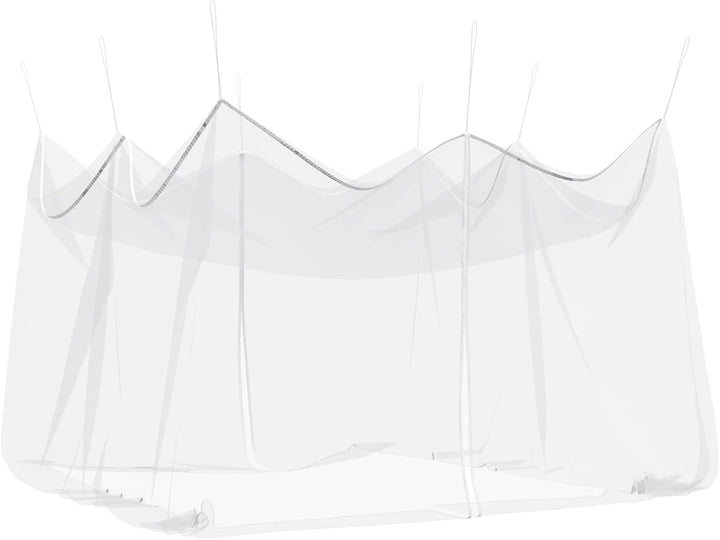 Gecheer Garten Mückennetz Weiss, 156 Mesh Polyester mit Reissverschluss und Seil, 4x4x2.5m for Terra