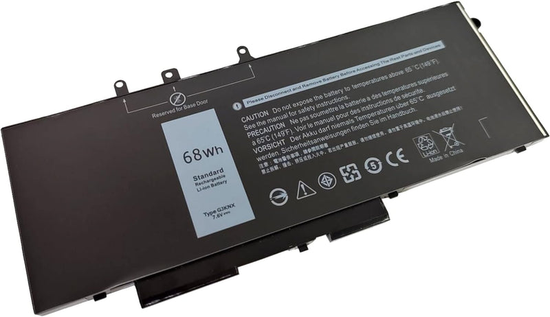 7.6V 68Wh GJKNX Laptop Akku für Dell Latitude 5480 5280 5590 5490 E5480 E5580 E5490 E5590, Precision