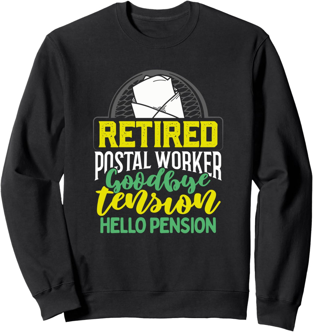 Retirement Mailman Party Design Retired Postal Worker Funny Sweatshirt