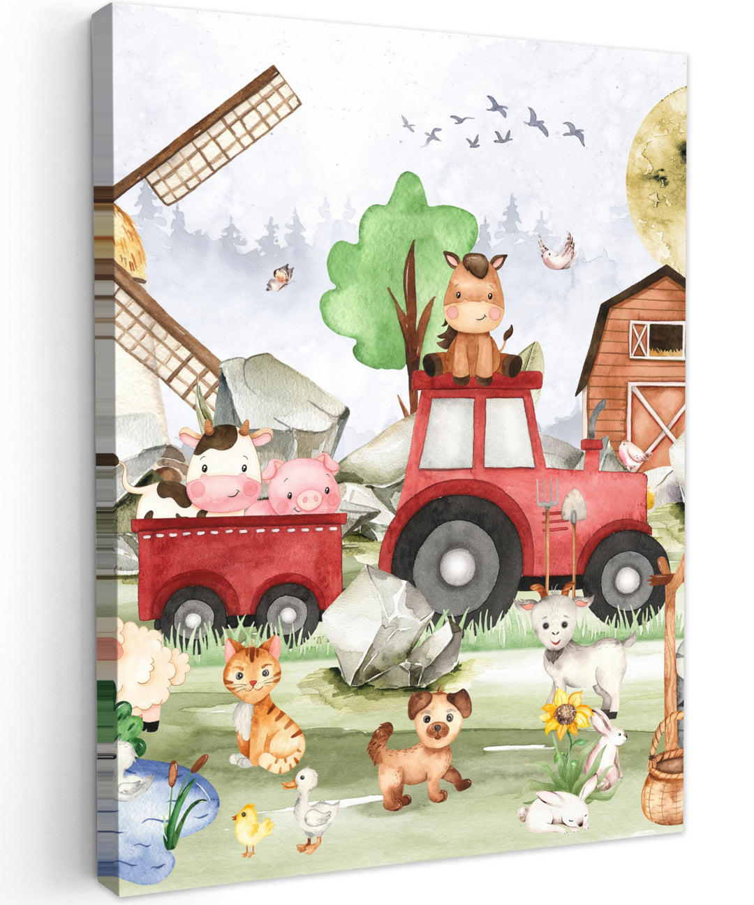 MuchoWow© Leinwand 60x80 cm Deko Schlafzimmer Aesthetic Leinwandbilder Wohnzimmer Gemälde Foto Gesch