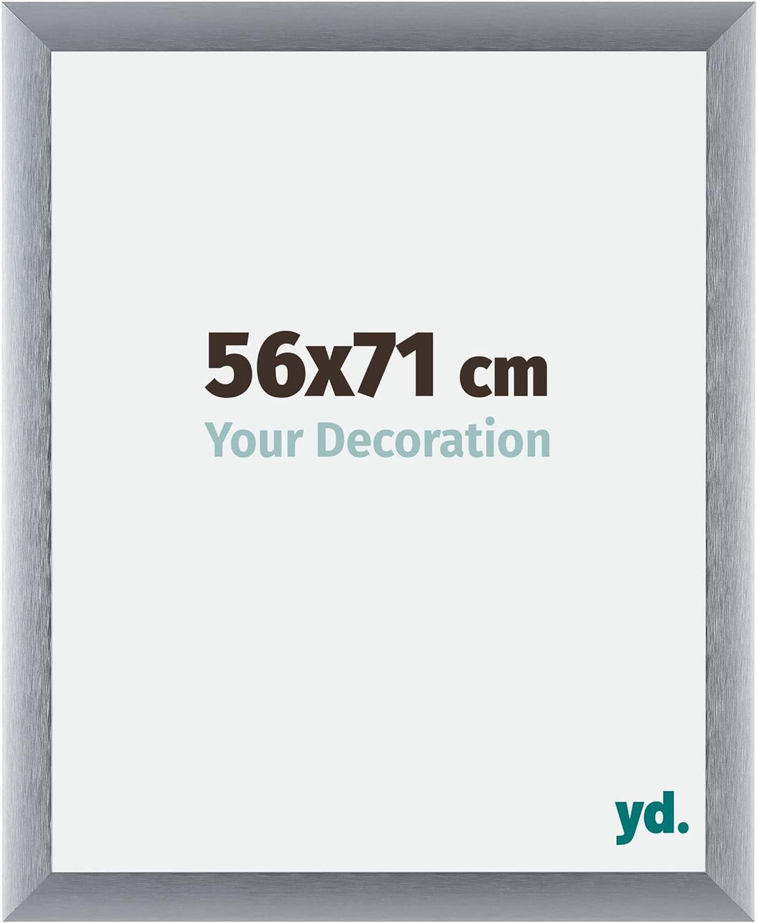 yd. Your Decoration - Bilderrahmen 56x71 cm - Bilderrahmen aus Aluminium mit Acrylglas - Antireflex