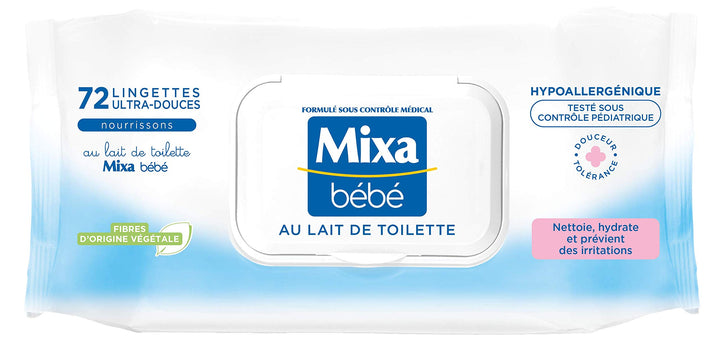 MIXA Baby - Milchtücher - Tücher, 1 Einheit mit 72 Tüchern