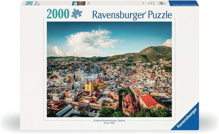 Ravensburger Puzzle 17442 Kolonialstadt Guanajuato in Mexiko - 2000 Teile Puzzle für Erwachsene und