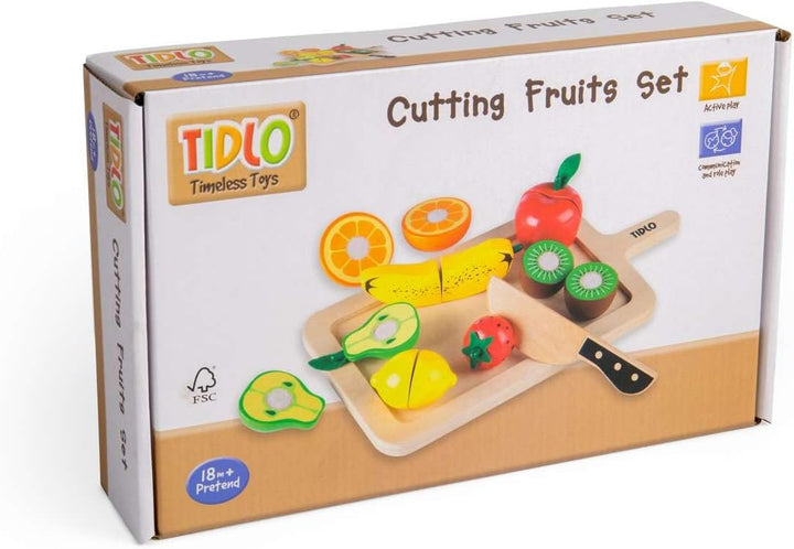 Tidlo Wooden Cutting Fruits Set