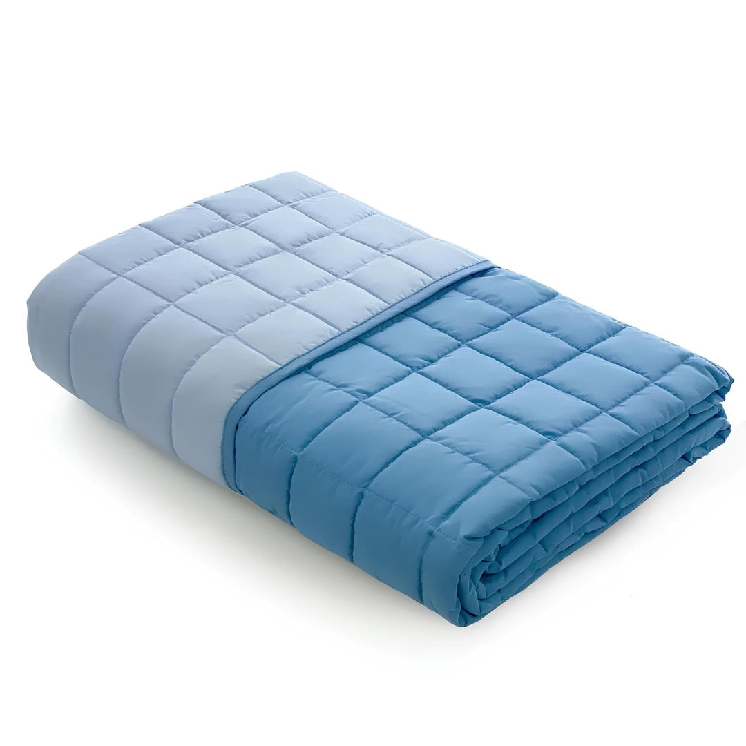 Caleffi Gesteppte Tagesdecke für französisches Bett, wendbar 160 x 190 cm Himmelblau