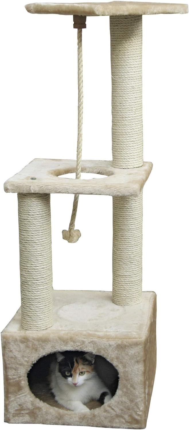 Kerbl Kratzbaum PLATIN PRO Höhe: 109 cm, beige
