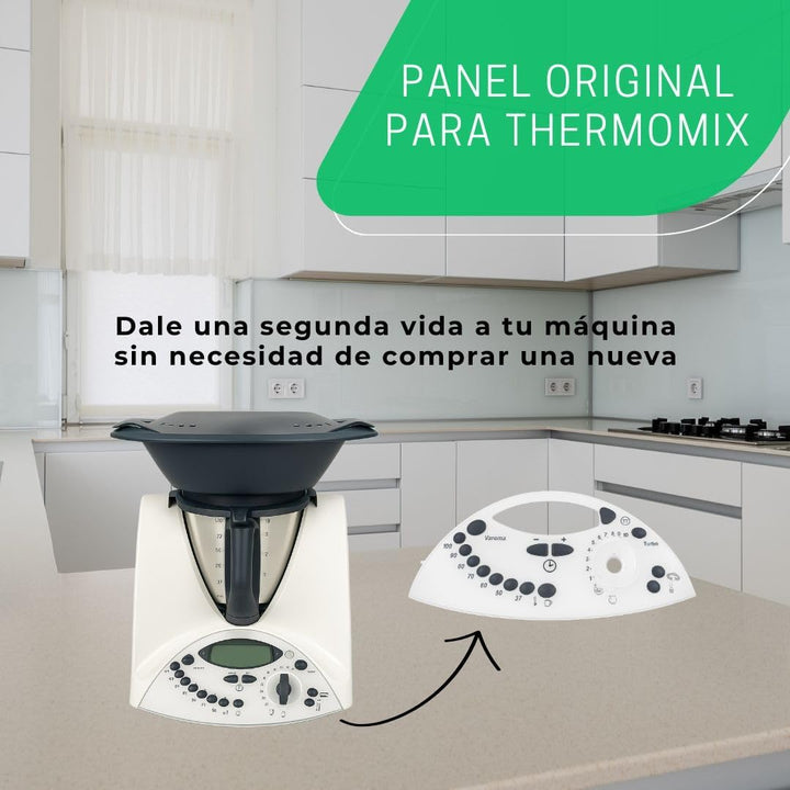 Thermomix TM31 Knopf | Frontpanel komplett mit Membran-Tastatur | Ersatzteile, Zubehör für den Therm