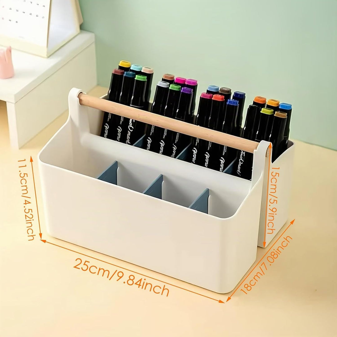 Tragbare Aufbewahrungsbox, Box Organizer in Bad Küche, Weisser Mehrzweck-Caddy Organizer, Wasserdich