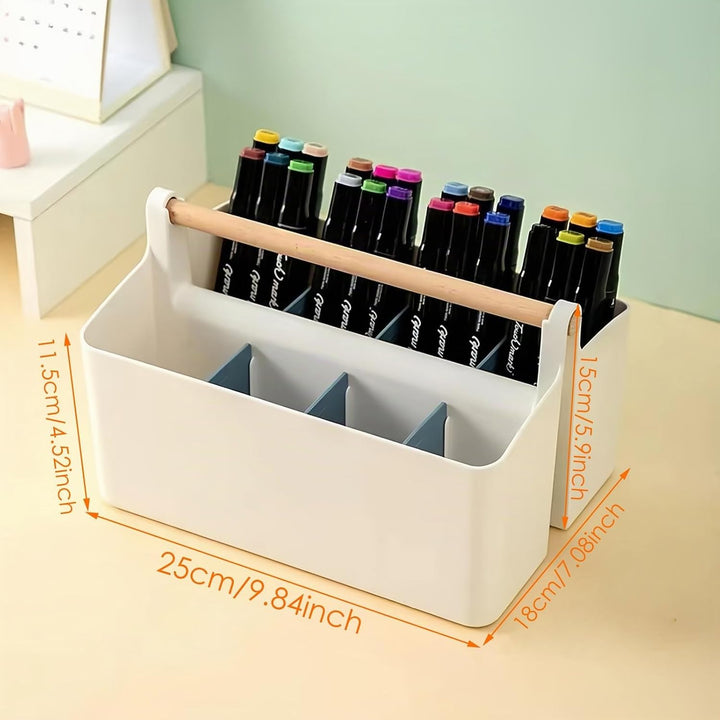 Tragbare Aufbewahrungsbox, Box Organizer in Bad Küche, Weisser Mehrzweck-Caddy Organizer, Wasserdich