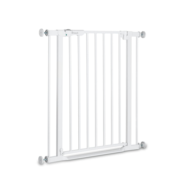hauck Treppenschutzgitter Türschutzgitter Clear Step Autoclose 2 für Breiten 75-80 cm Ultra Flache S