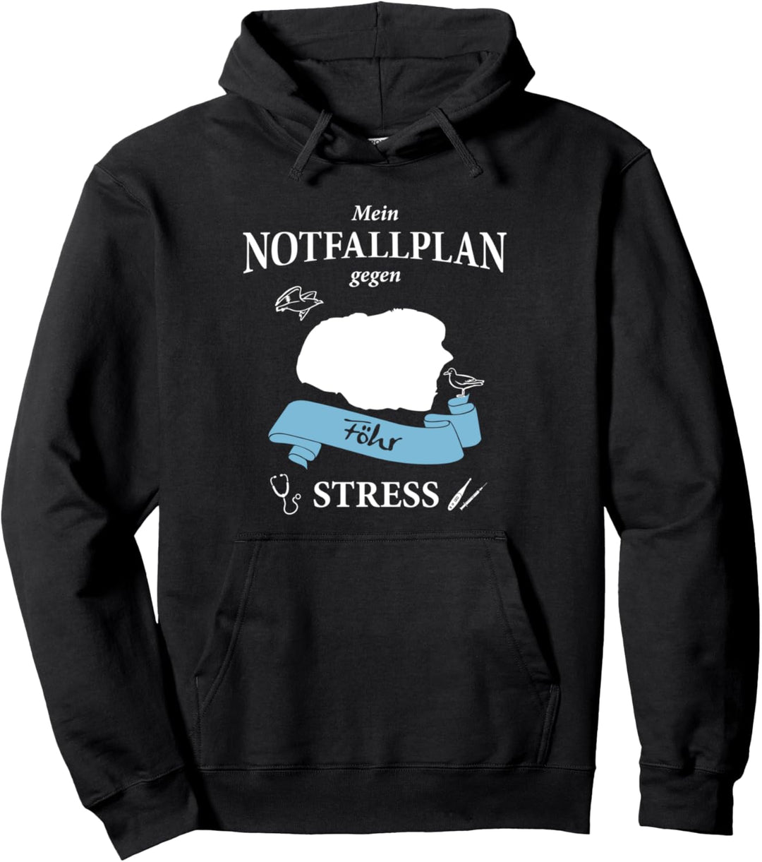 Notfallplan Föhr - Nordsee Pullover Hoodie