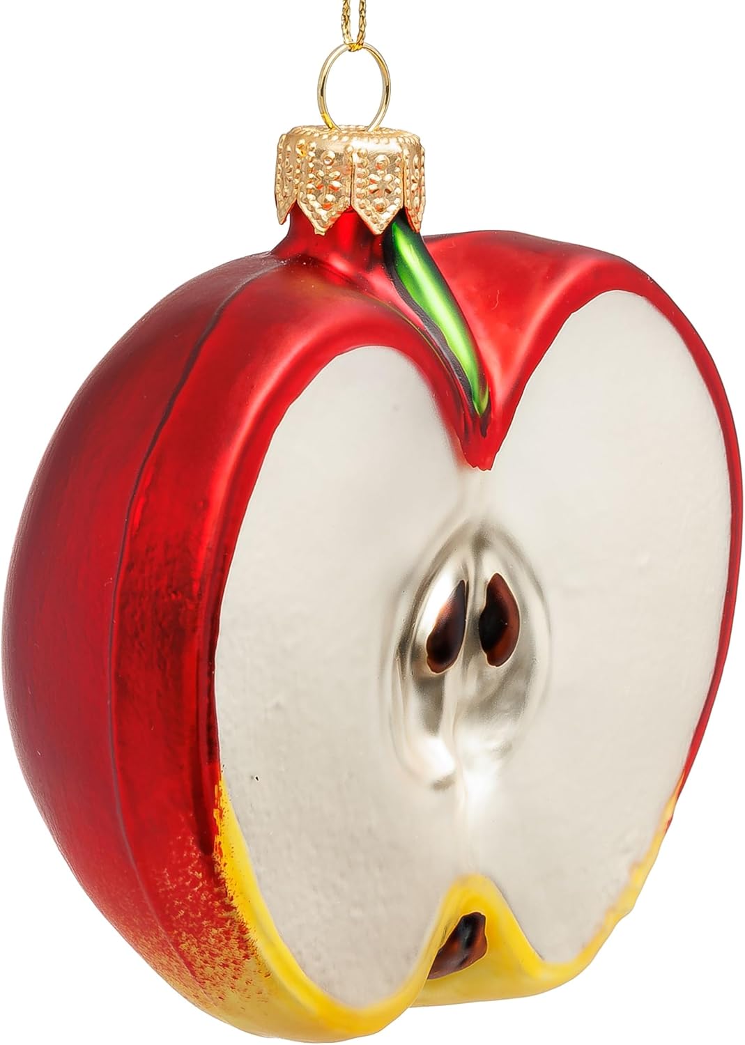 SIKORA Apfel besondere Weihnachtskugel Glas Christbaumschmuck Deko Figur Weihnachten Anhänger Orname