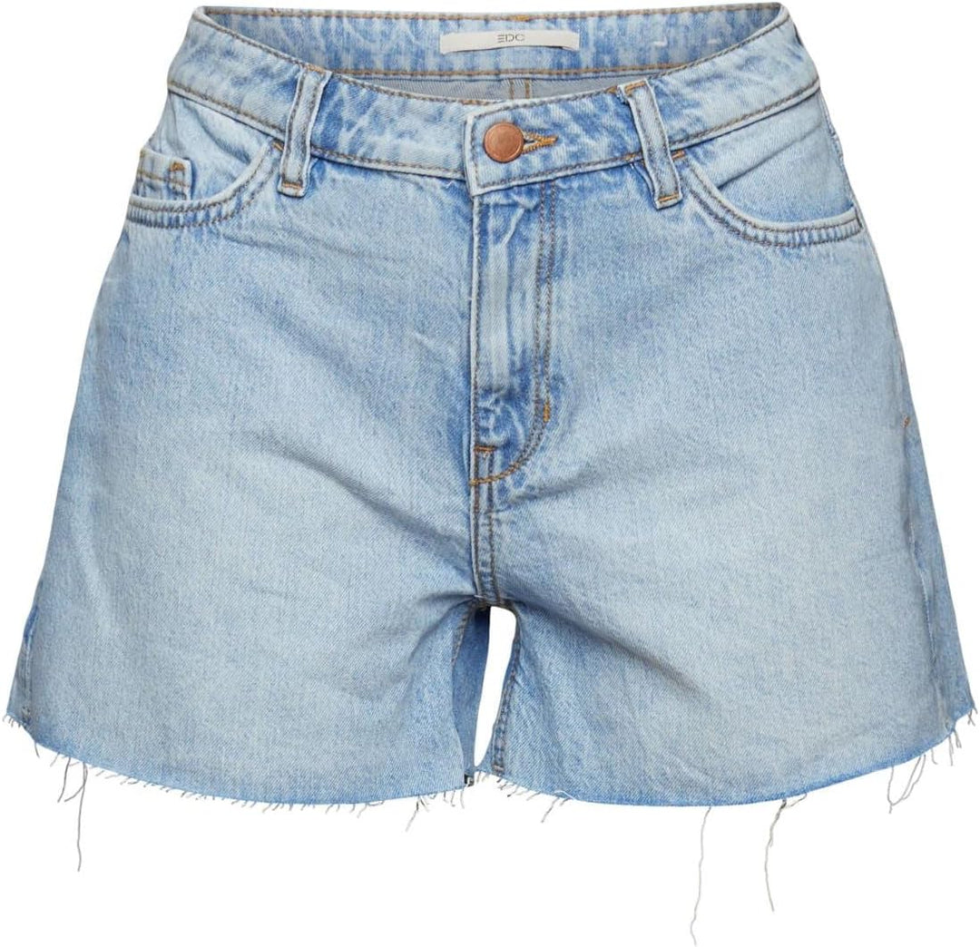 ESPRIT Damen Jeans-Shorts 31 903/Blue Light Wash, 31 903/Blue Light Wash