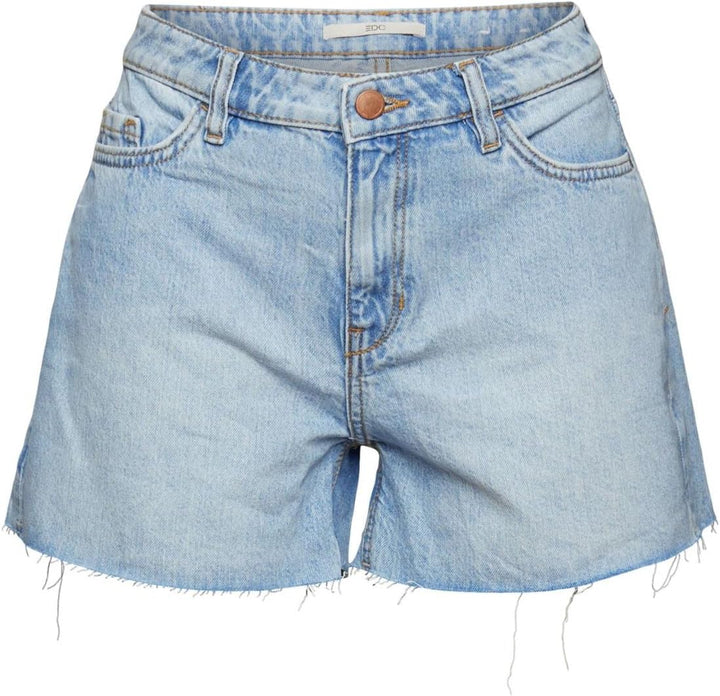ESPRIT Damen Jeans-Shorts 31 903/Blue Light Wash, 31 903/Blue Light Wash