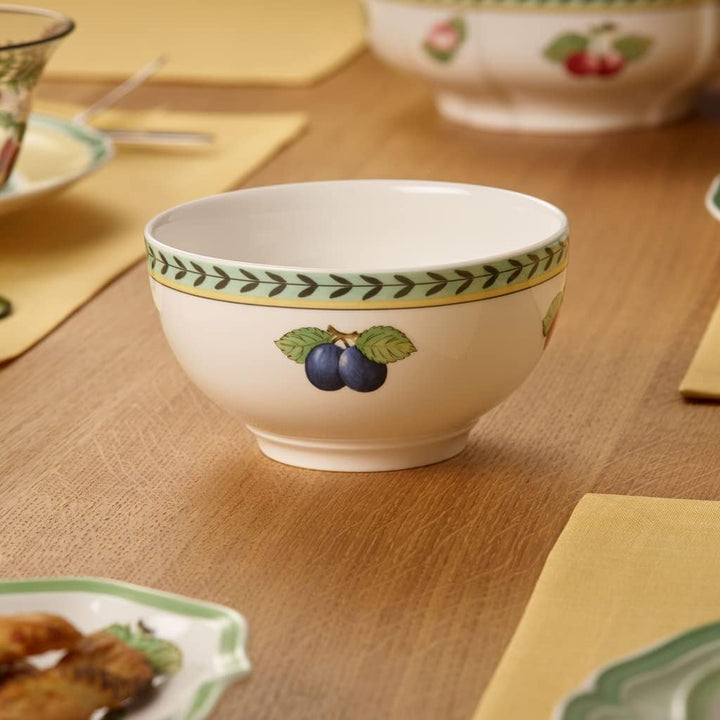 Villeroy und Boch French Garden Fleurence Schale, Premium Porzellan, Weiss/Bunt Landhaus &amp; Rustikal