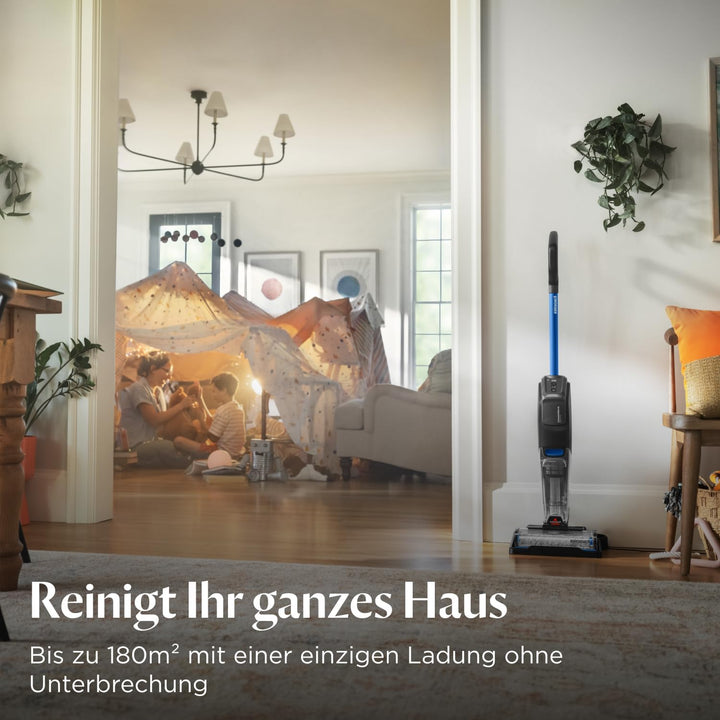BISSELL CrossWave OmniFind, Kabelloser Nass Trockensauger, Saugen & Wischen in Einem, FurFinder LED-