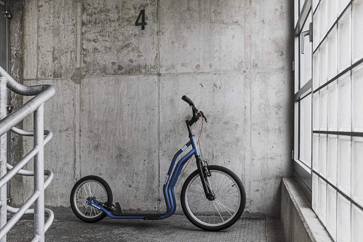 Yedoo Four Tretroller - bis 150 kg, Kickscooter mit Luftreifen 20/16 - Dogscooter für Erwachsene, Ci