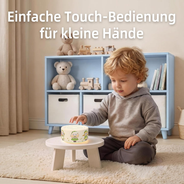 KIPCUSH Weisses Rauschgerät mit 30 High-Fidelity-Soundtracks, Sound-Maschine für Babys, Erwachsene,
