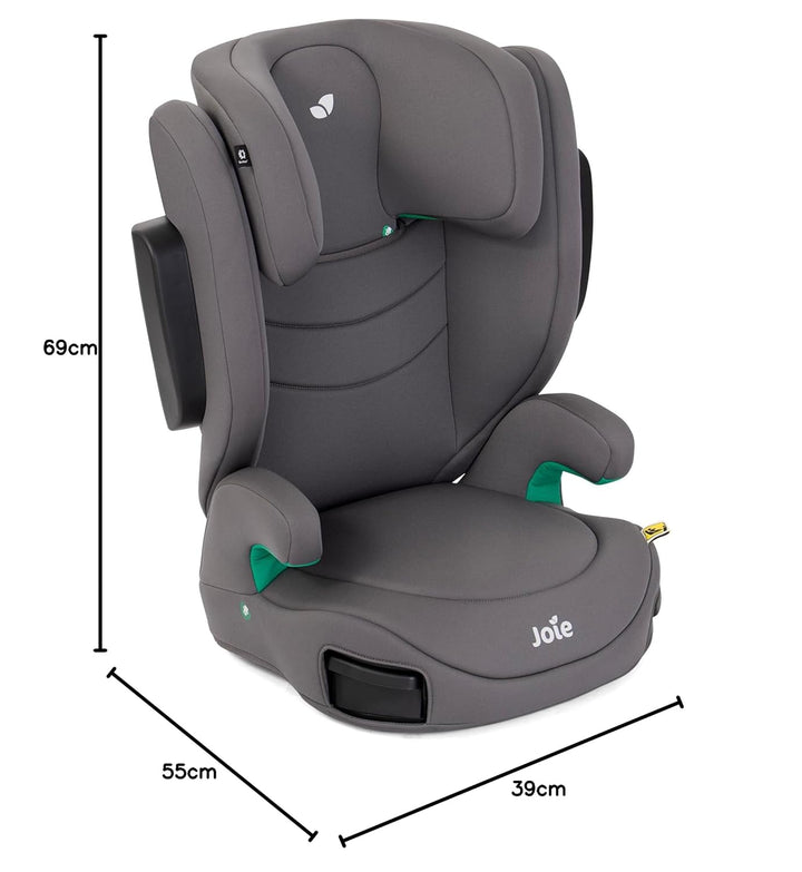 Joie i-Trillo™ R129 Sitzerhöhung, i-Size, leicht, Seitenaufprallschutz, einfache Gurtbefestigung – 3