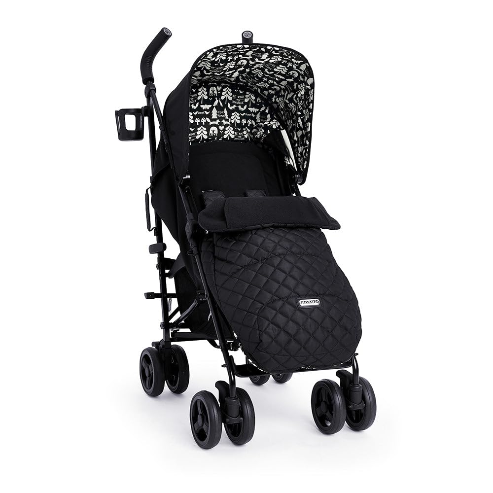 Cosatto Supa 3 Buggy mit Fusssack – Leichter Kinderwagen, Ab Geburt bis 25kg – Leicht & kompakt mit