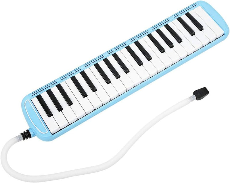 37 Tasten Melodica Pianica Tube Lange flexible Melodica Tube mit Mundstück Blowpipe Aufbewahrungstas