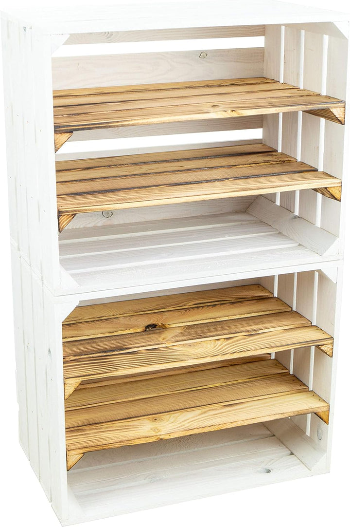 3 x Schuhschrank Schuhregal Weinregal Weinschrank Schuhschrank für 18 Paar Schuhe als Schuhständer S