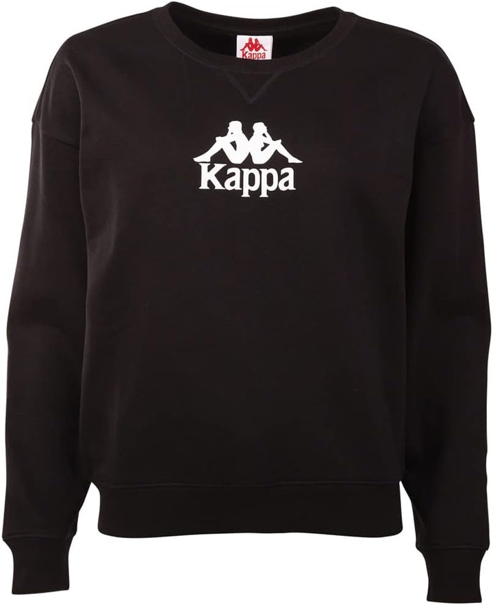 Kappa Damen Lindira Women, Sweatshirt, Regular Fit T-Shirt S Caviar, S Caviar