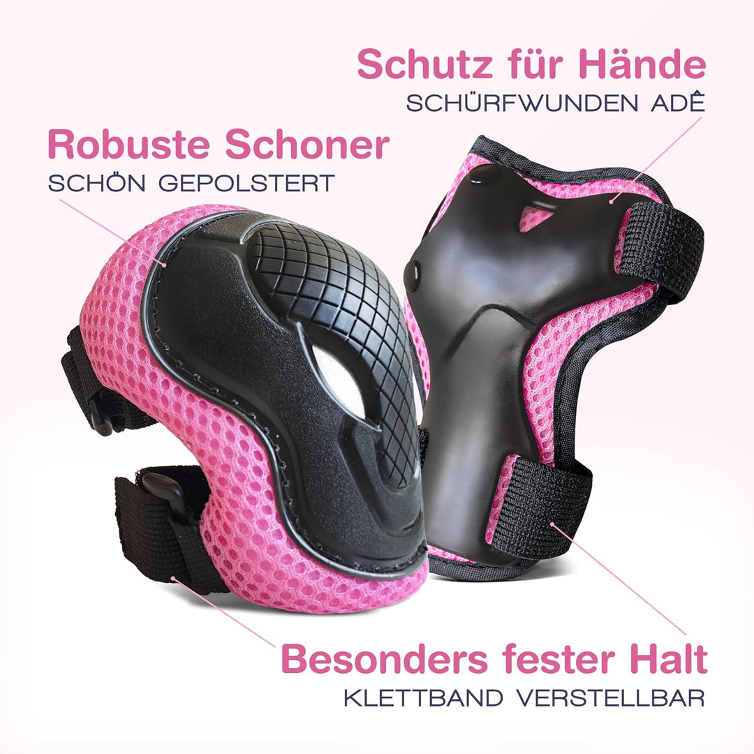 Liebkern Knieschoner Kinder - Ab 2 Jahre - Sicherheitsgeprüft und Komfortabel - Robuste Inliner Scho