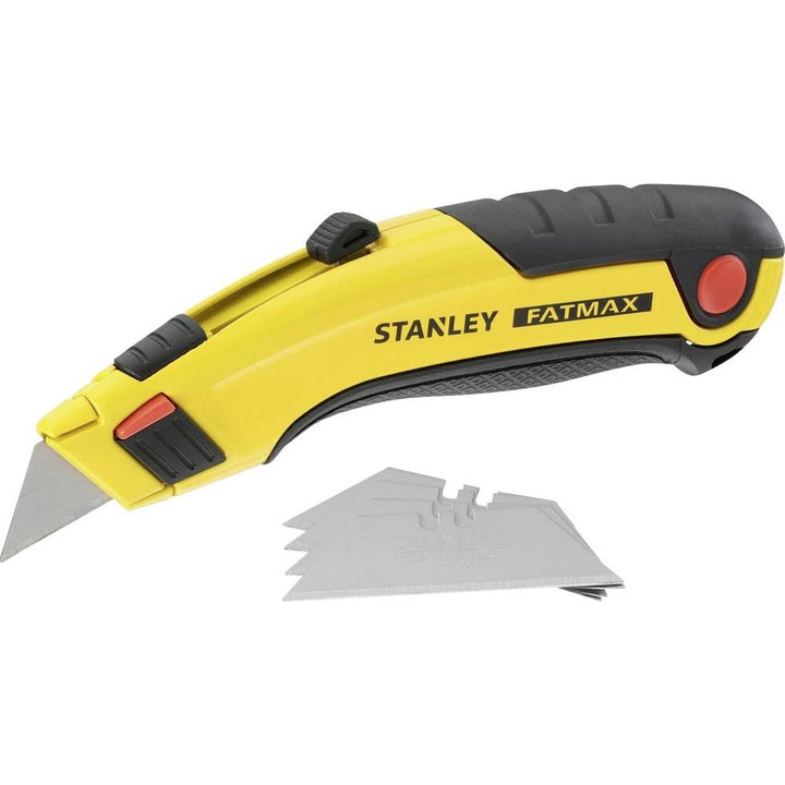 Stanley Fatmax Messer 1-10-778 (mit einziehbarer Klinge, 170 mm Länge, robustes Zinkdruckgehäuse mit