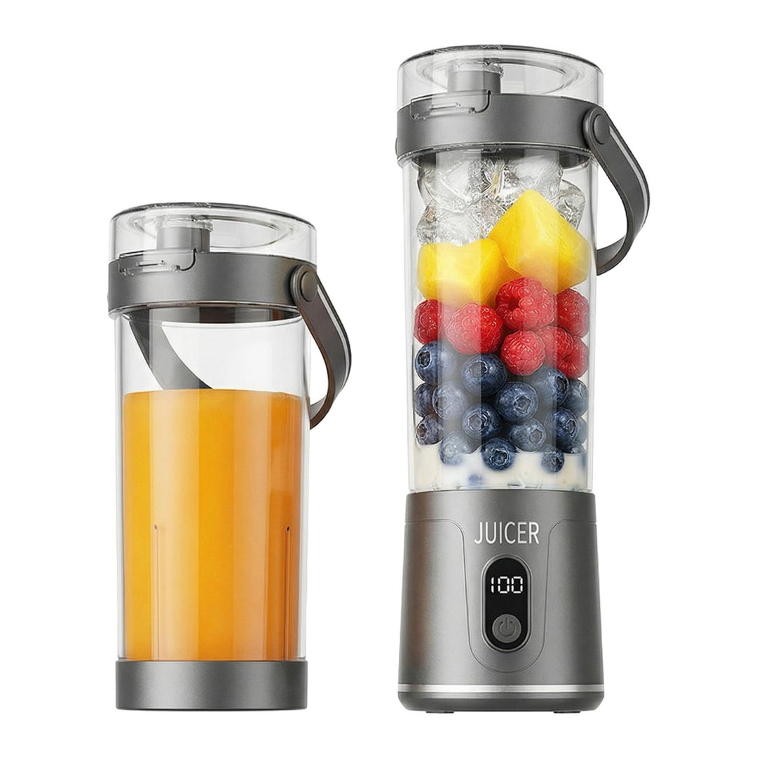 Tragbarer Mixer, Mini Standmixer und Smoothie-Maker, Portabler Elektrischer Saftpresse, USB Wiederau