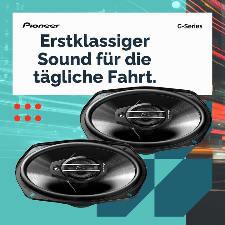 Pioneer TS-G6930F 6" x 9" (ca. 15x23 cm) 3-Weg-Koaxiallautsprecher Set mit 2 Lautsprechern (je 400 W