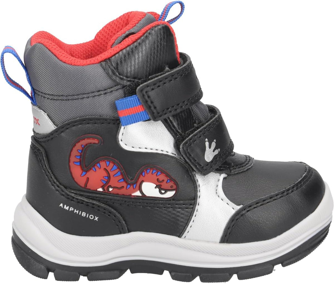 Geox Baby-Jungen B Flanfil B ABX Ankle Boot 20 EU Black Royal, 20 EU Black Royal